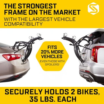 Saris Bones EX sleek, clean appearance on a modern vehicle.