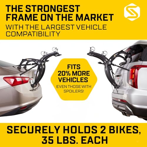 Saris Bones EX sleek, clean appearance on a modern vehicle.