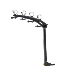 Saris Bones 4-bike hitch rack mounted securely on a vehicle for road transport