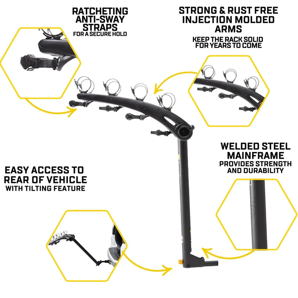 Saris Bones rust-resistant steel construction for durable use