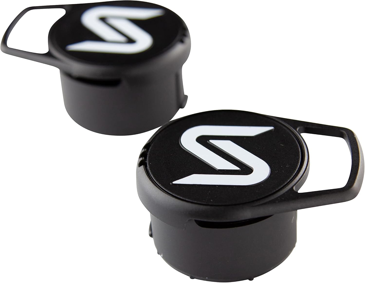 Saris Bones closeup cap provides smooth edge for strap protection.