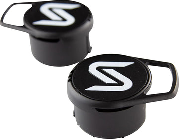 Saris Bones closeup cap provides smooth edge for strap protection.