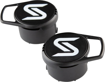 Saris Bones strap management cap on the front keeps straps neat.