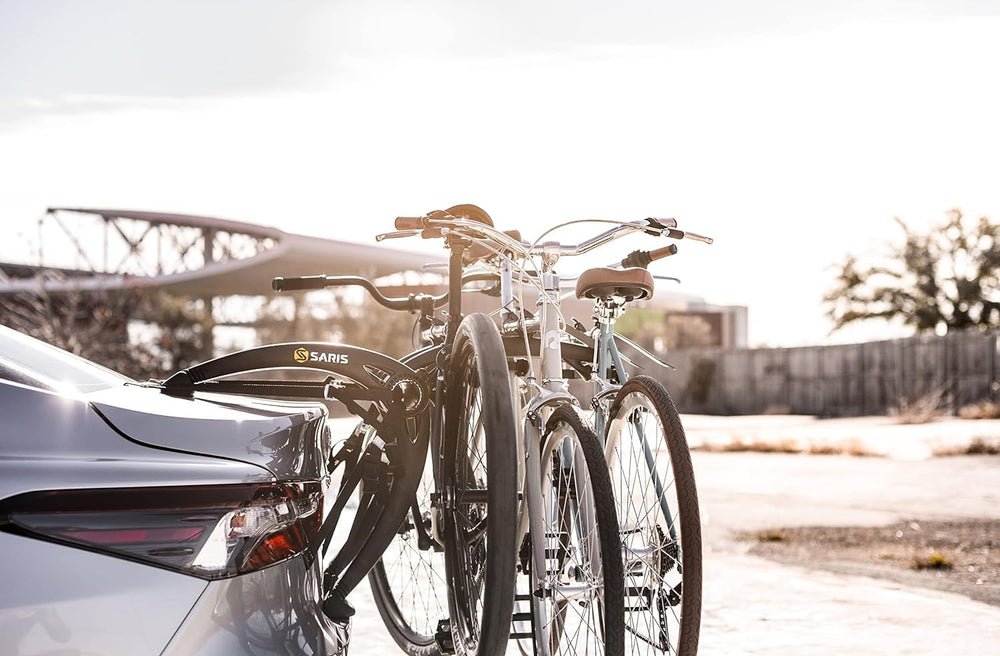 Saris Bones trunk rack is rust-free and built for long-term outdoor use
