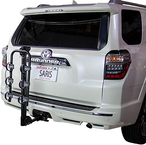 Saris Grand Slam folding arms stored for compact carriage when not in use