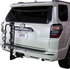 Saris Grand Slam folding arms stored for compact carriage when not in use