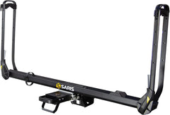 Saris MHS 60 lb capacity bike carrier accommodates heavy bikes safely.