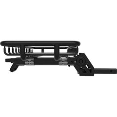 Saris MHS cargo basket tray demonstrating 200 lb carrying capacity.