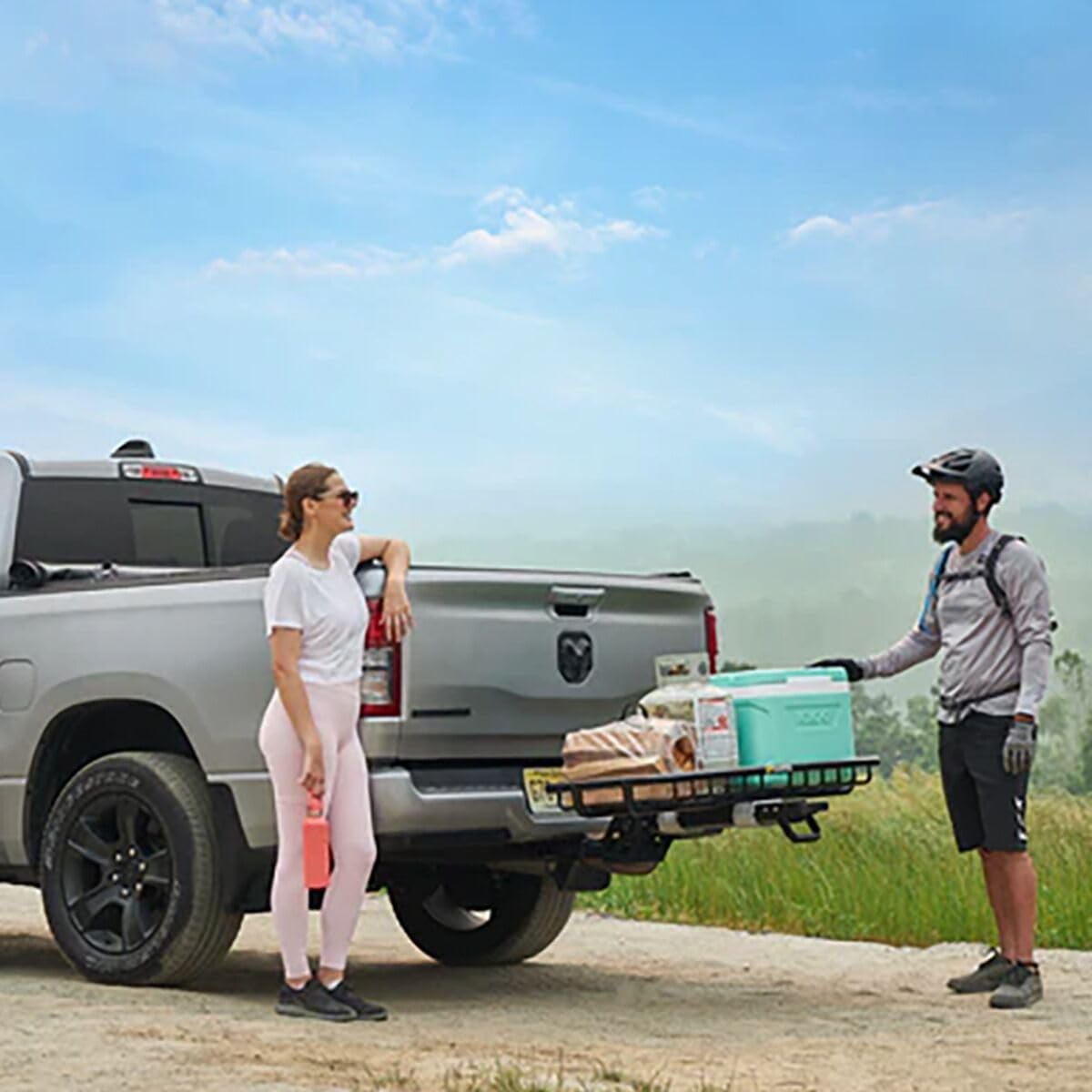 Weather resistant finish on the Saris MHS cargo basket tray.