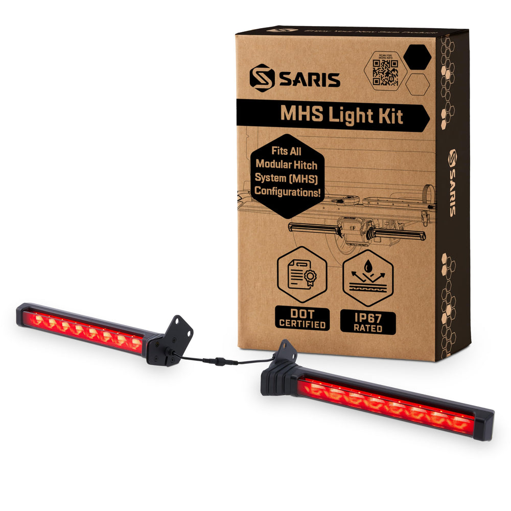 Saris MHS Light Kit night visibility improves awareness for riders