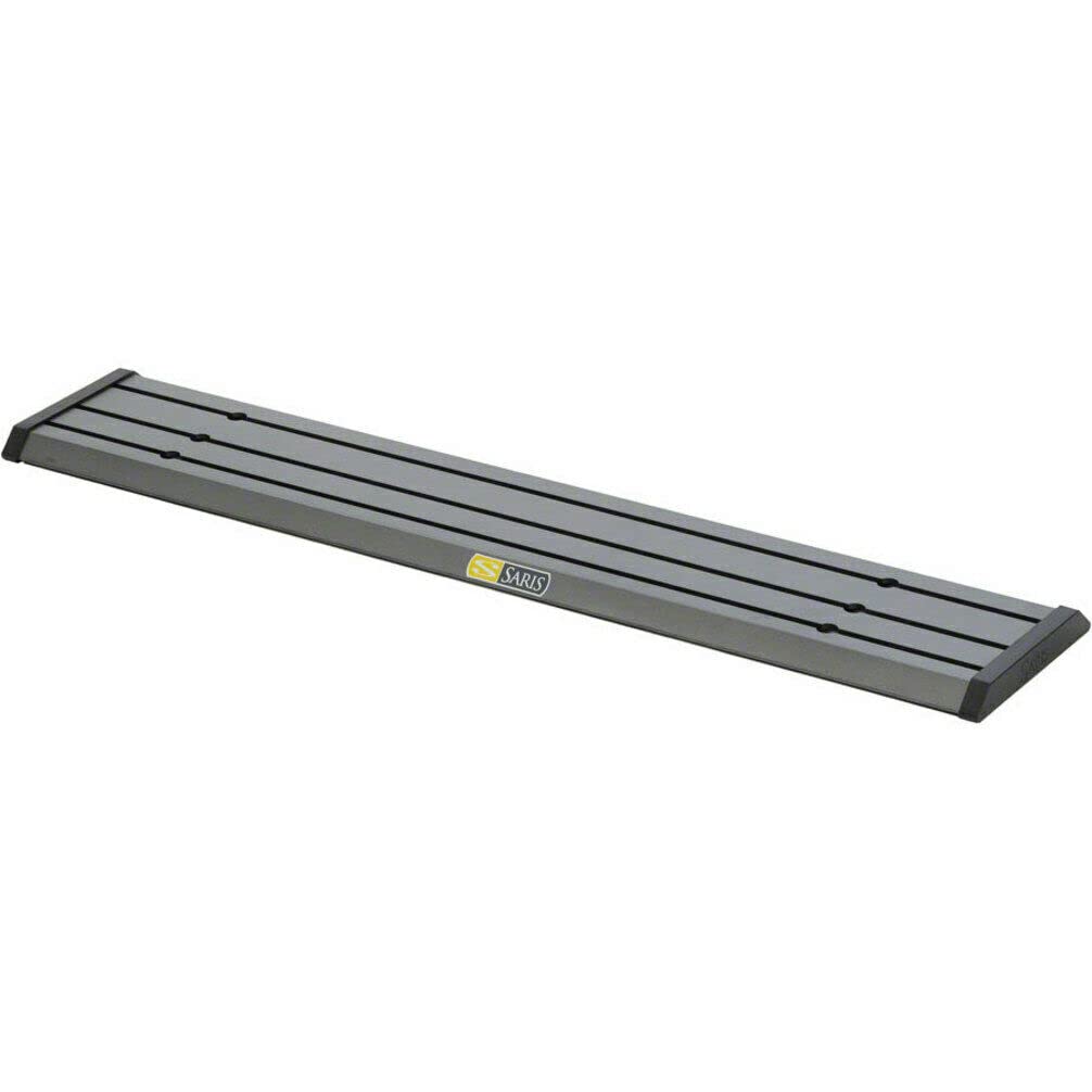 Saris Traps triple track base laid on SUV floor for secure bike transport