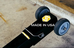 Saris Bolt-To-Receiver Dollie securely pairs with vehicle receivers for rack control.