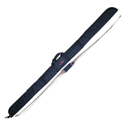 SAS long traditional bow case durable zipper ensures secure, smooth opening and closing.