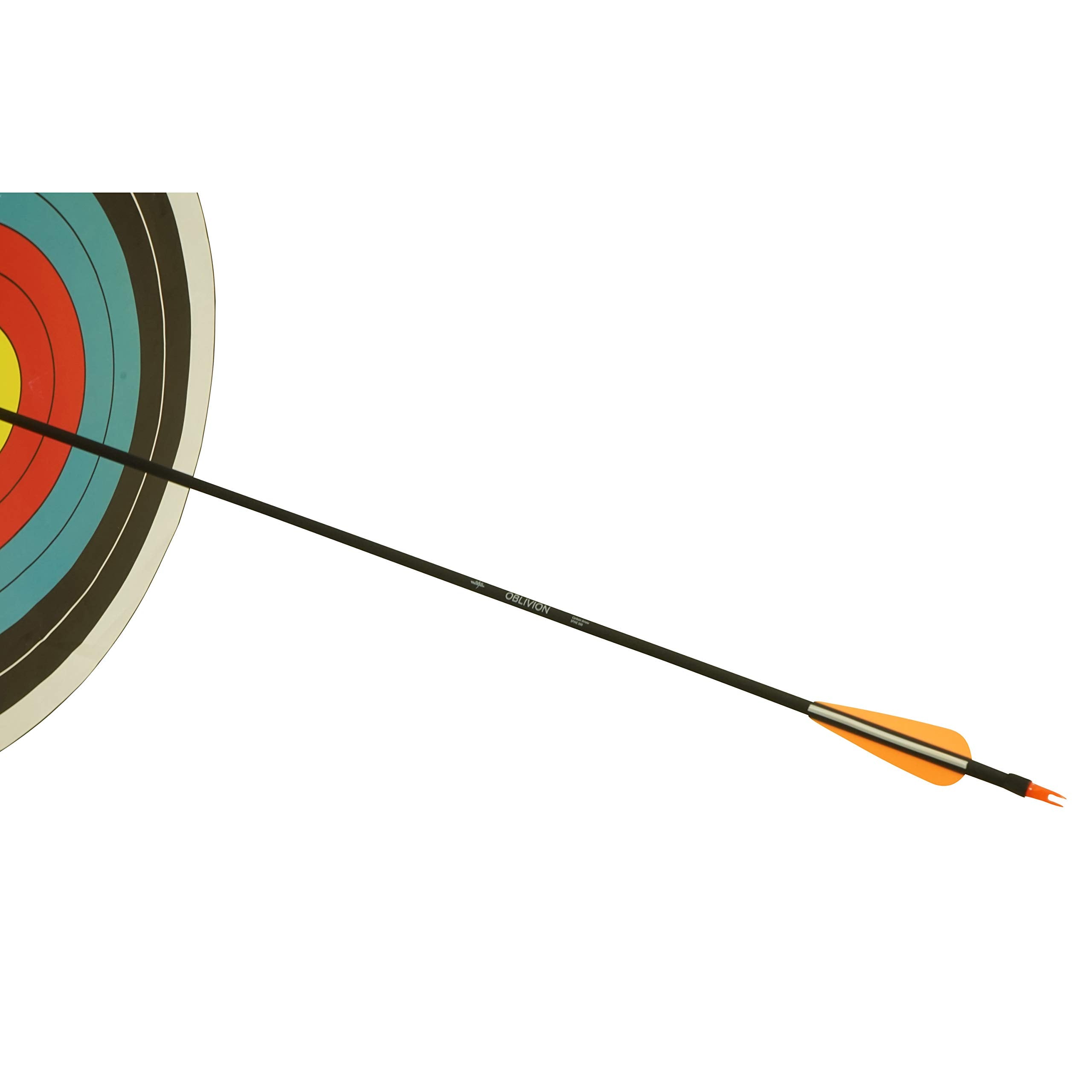 SAS Oblivion 538-grain arrow weight with 3-inch vanes.