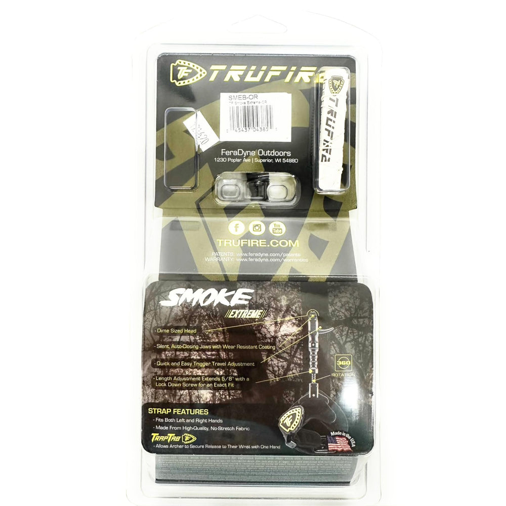 SAS TRU-FIRE Smoke jaws closeup demonstrates rugged, compact jaws