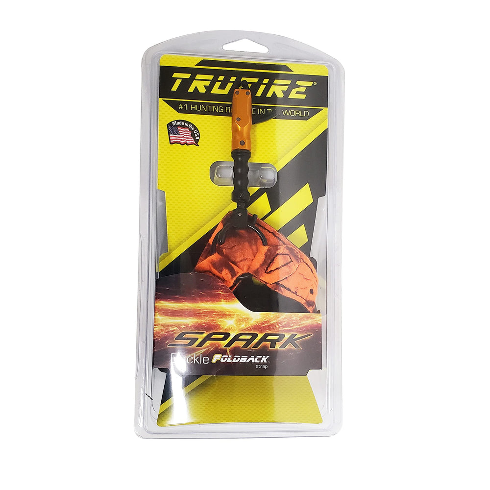 SAS TruFire Spark Youth Buckle Foldback Release orange, trigger action enables smooth draw