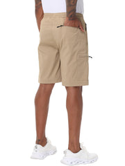 Satankud cargo shorts side pockets ready for quick access on hikes.