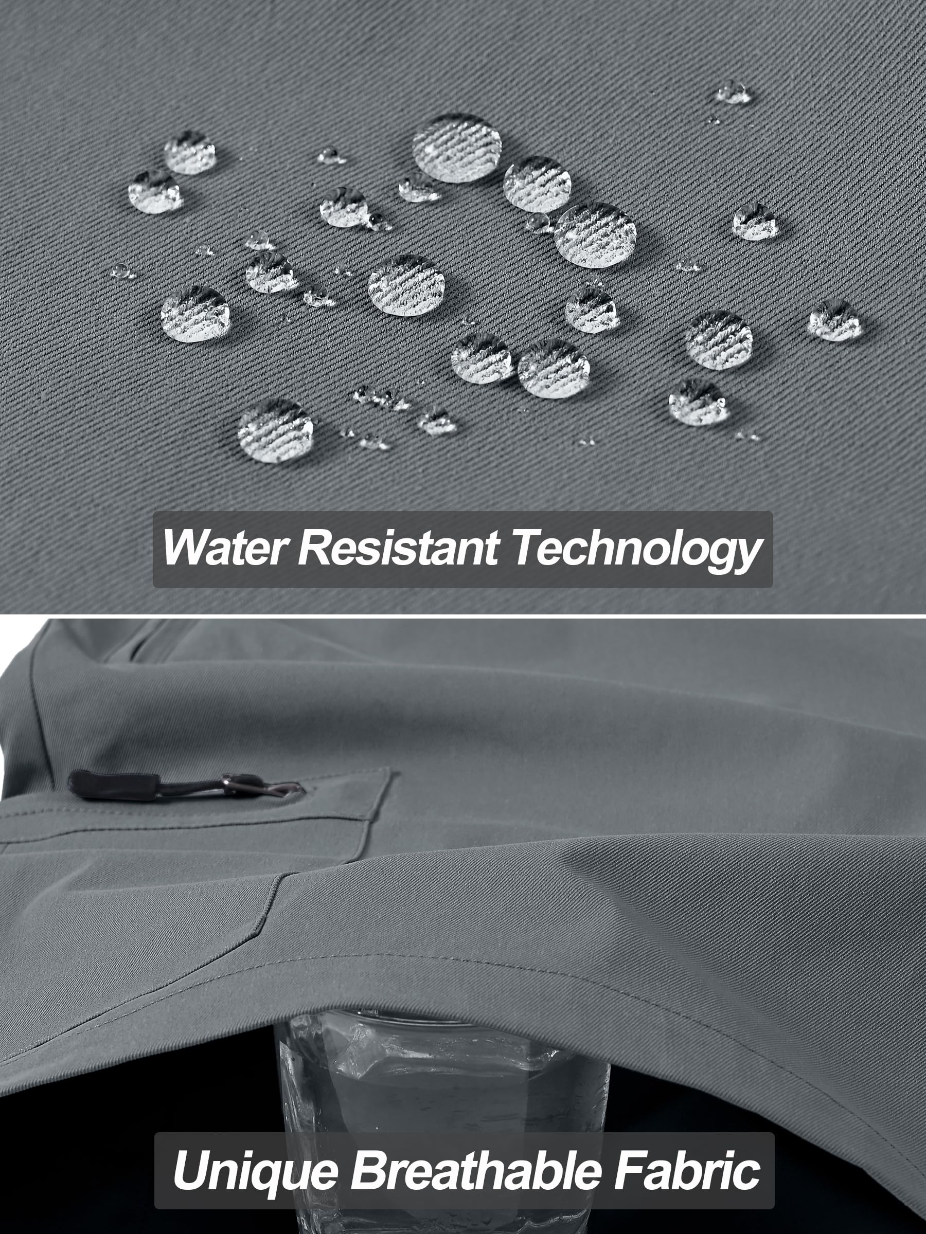 Satankud water-repellent fabric helps resist stains and light splashes on trails