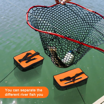 Applications: live bait, minnows, crayfish on boat, kayak, river or pond
