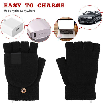 Satinior office typing use gloves demonstrate practical warmth at keyboard