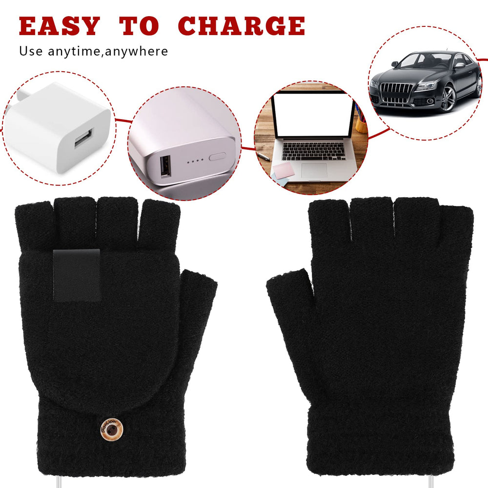 Satinior office typing use gloves demonstrate practical warmth at keyboard