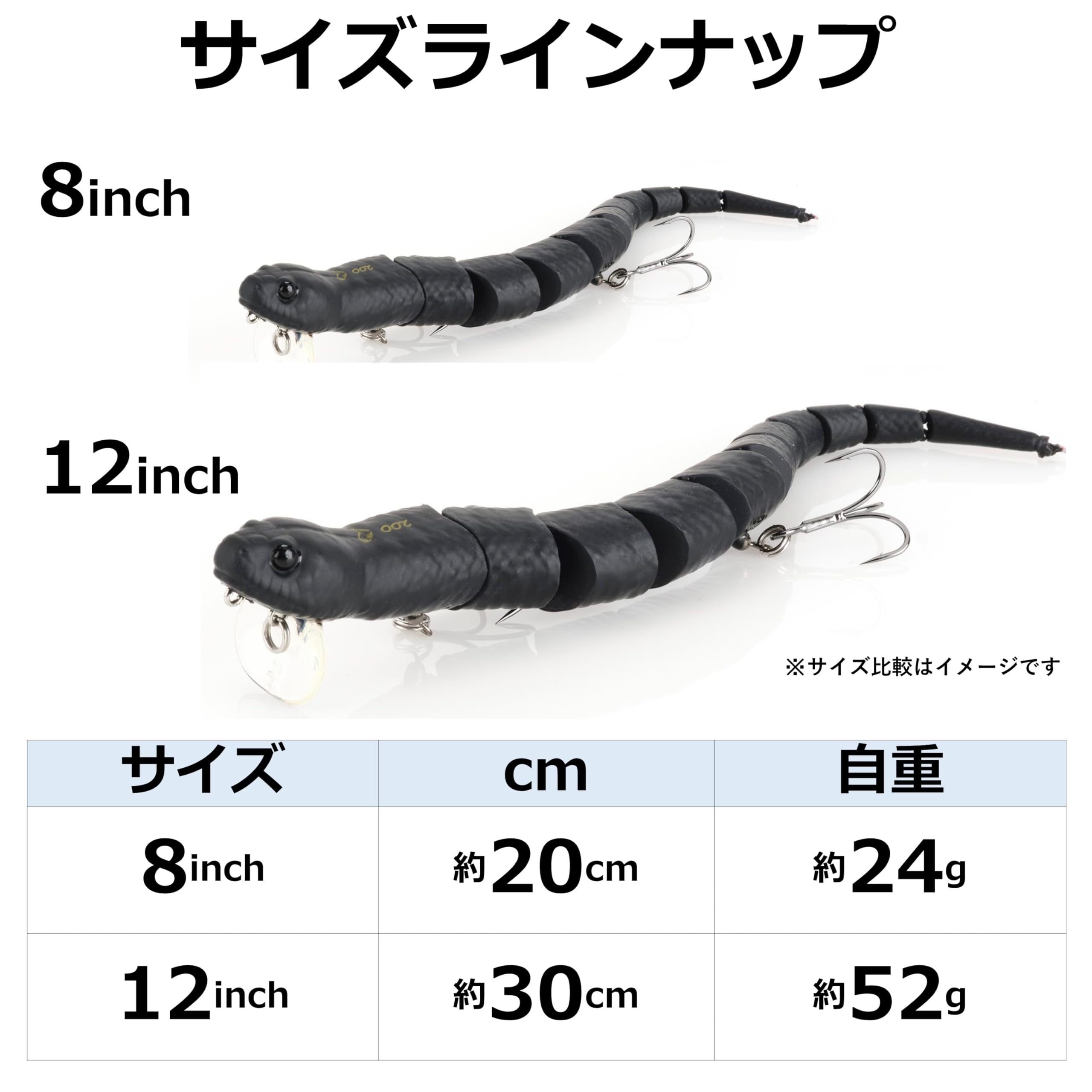 Savage Gear 3D Wake Snake bait offers versatile rigging for surface or sub-surface pulls.