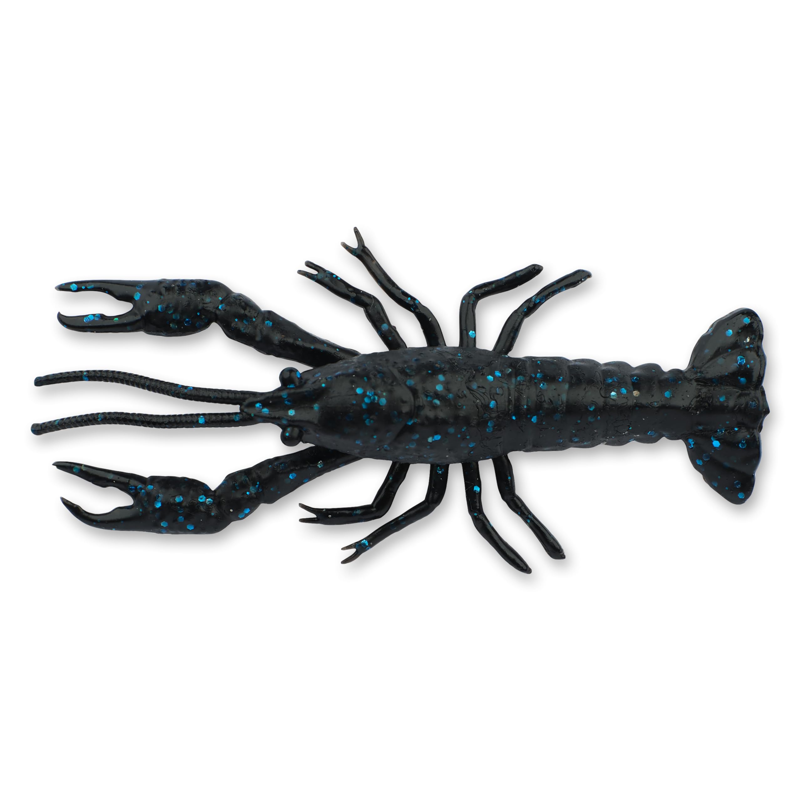 Savage Gear NED Craw black-blue profile boosts bass attraction with lifelike crawfish silhouette.