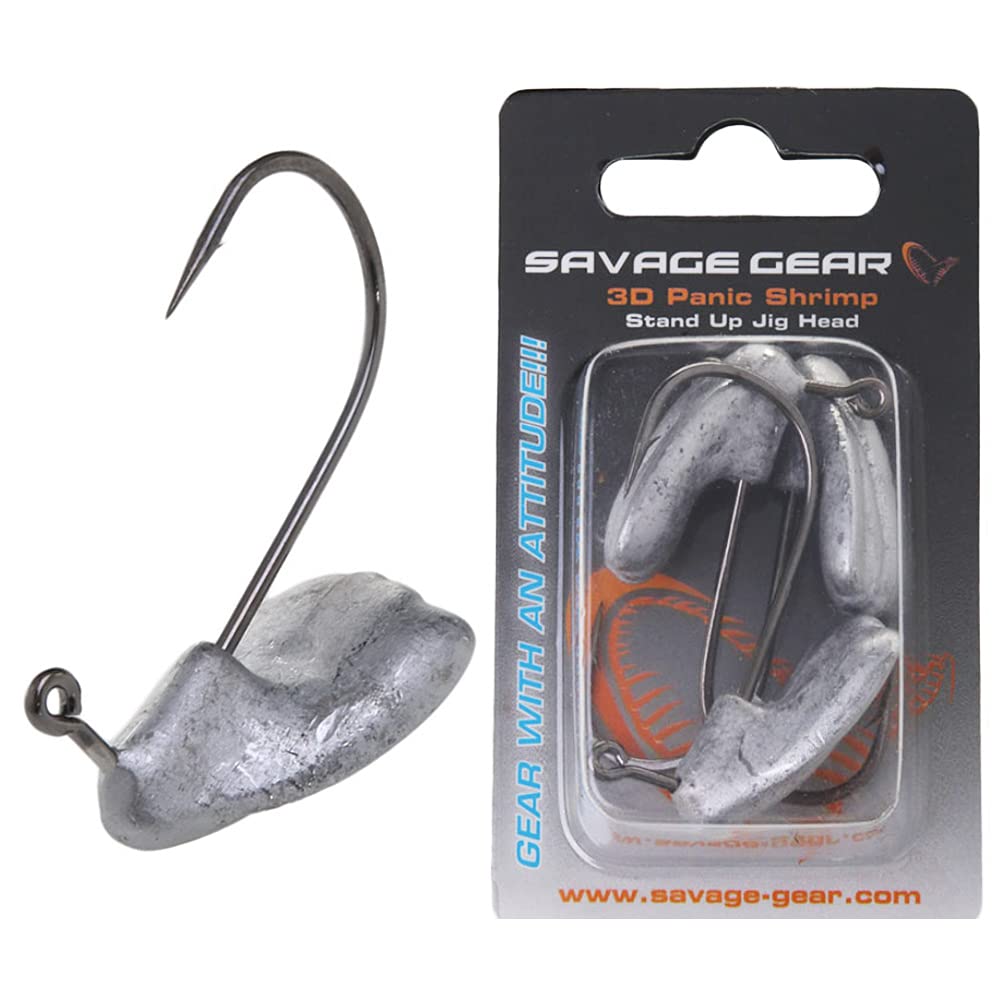 Savage Gear Stand Up Jig Head 1oz front view for reliable hook sets