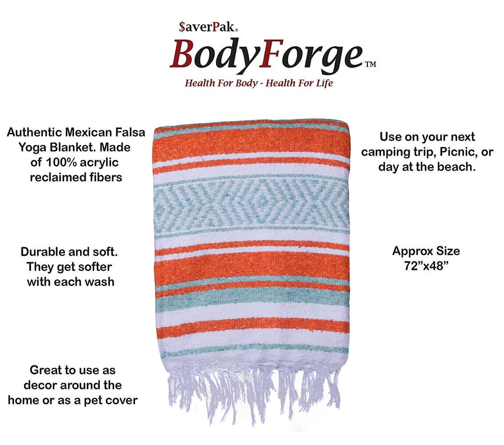 SaverPak BodyForge blanket draped on bed, cozy texture and soft feel.