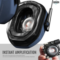 Savior Equipment Apollo ear muffs gel pad comfort keeps wear cool and comfortable during long sessions.