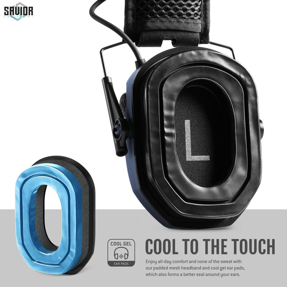 Savior Equipment Apollo ear muffs dual microphones provide ambient awareness while protecting hearing.