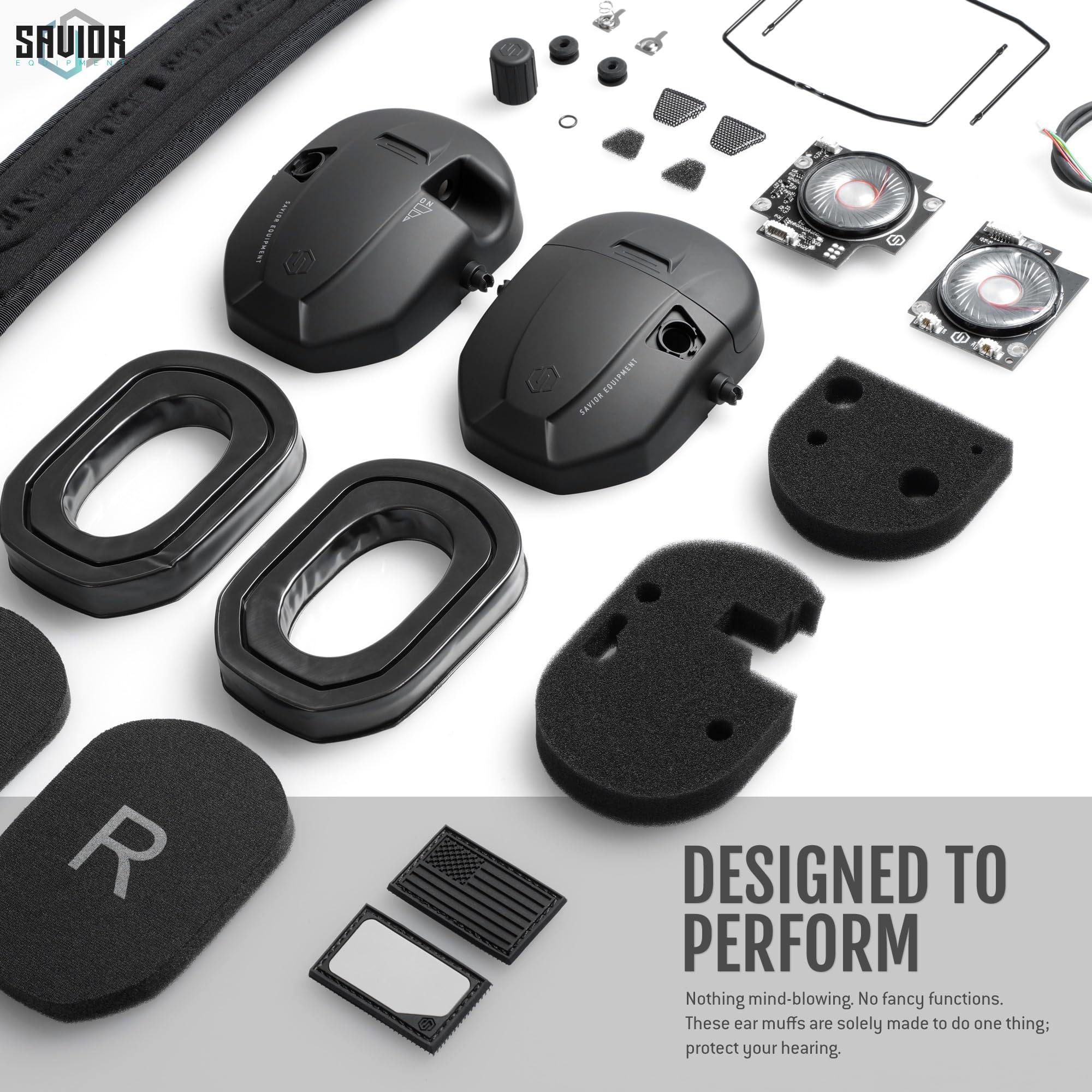 Three-year warranty and US-based support back the Apollo earmuffs.