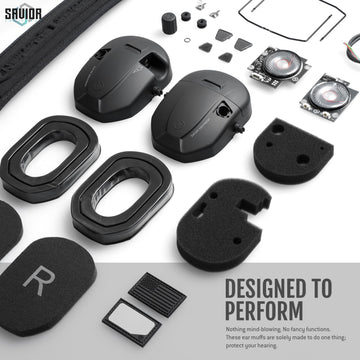 Three-year warranty and US-based support back the Apollo earmuffs.