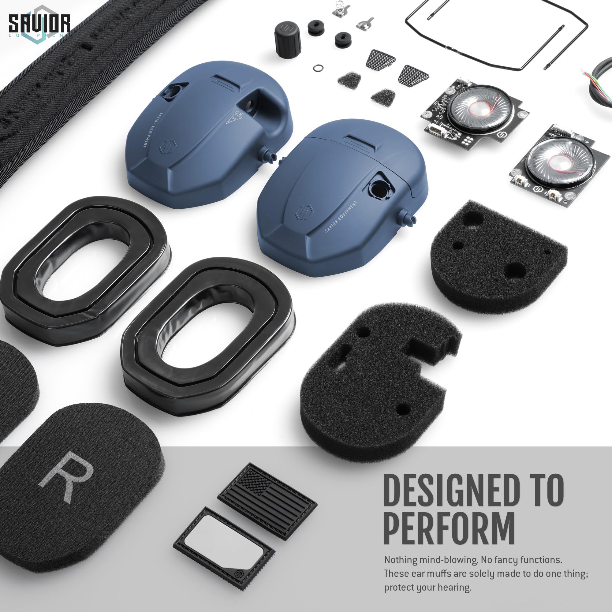 Savior Equipment Apollo ear muffs include warranty and US support for peace of mind.