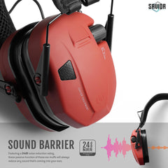 Savior Equipment Apollo earmuffs side profile showing adjustable headband and snug fit