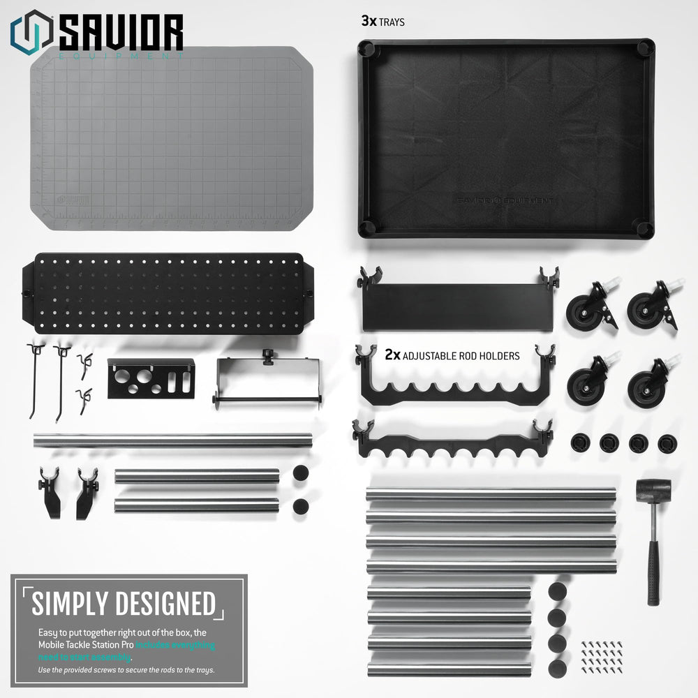 Out-of-the-box easy assembly with included hardware
