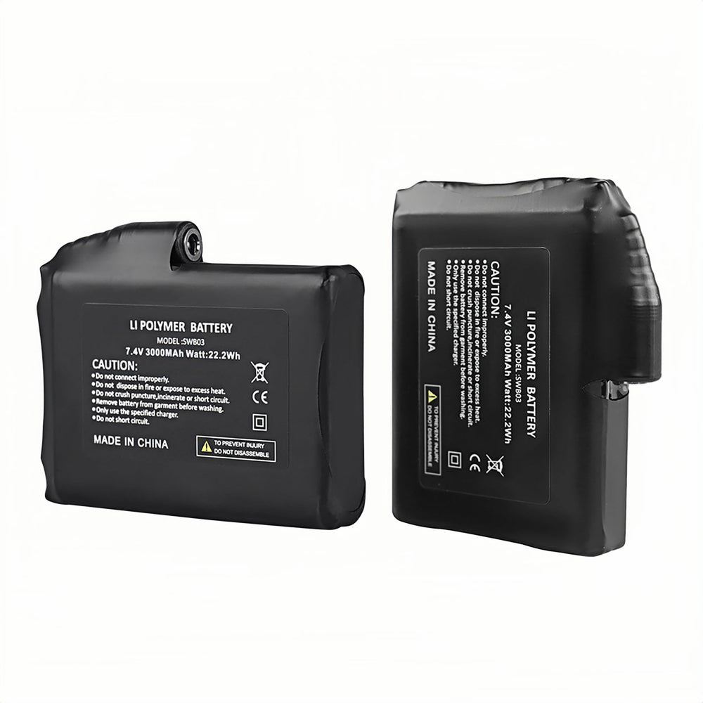 SAVIOR HEAT battery on heated gloves ready for cold-weather warmth