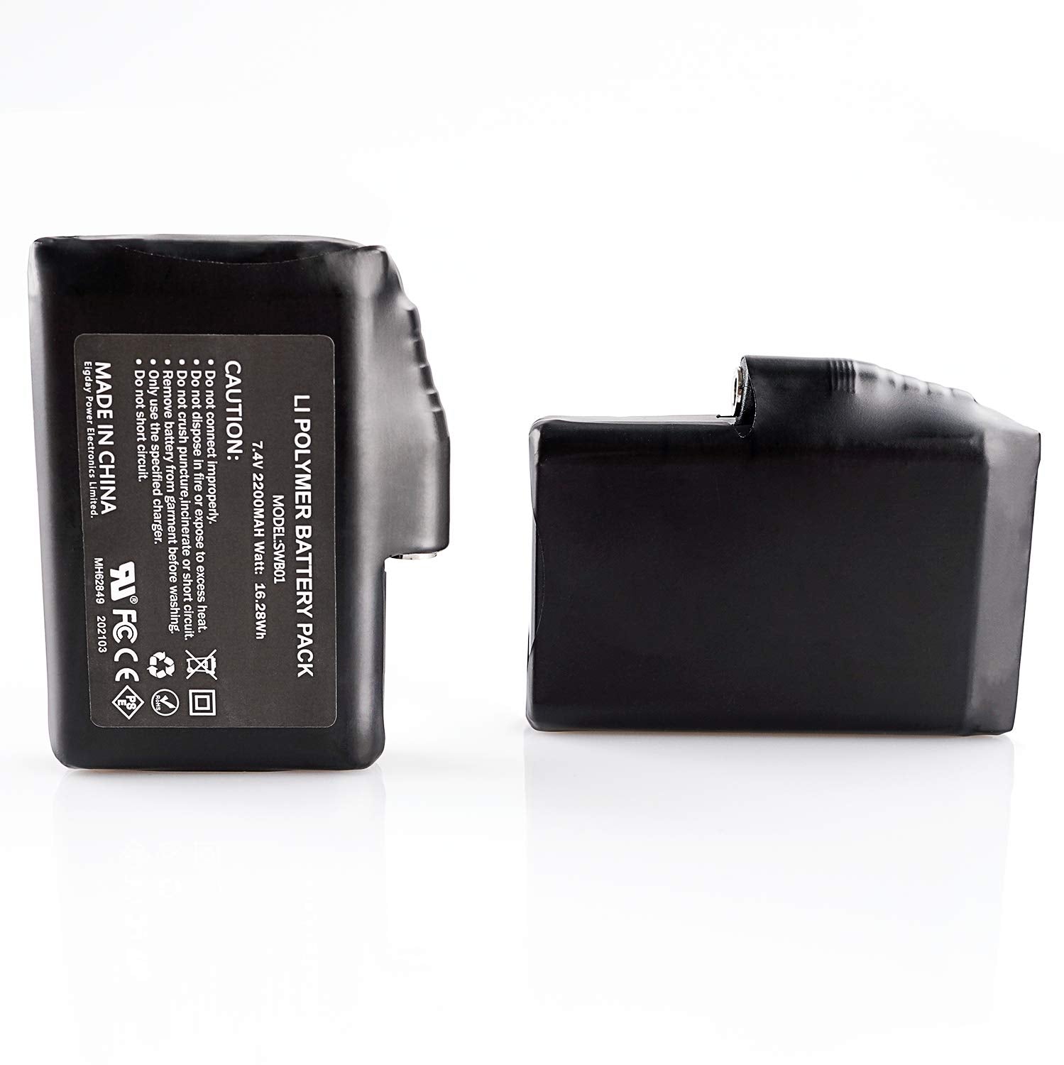 SAVIOR HEAT original charger shown ensuring safe, reliable recharges.