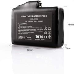 SAVIOR HEAT battery packaging shows two packs for convenient replacement