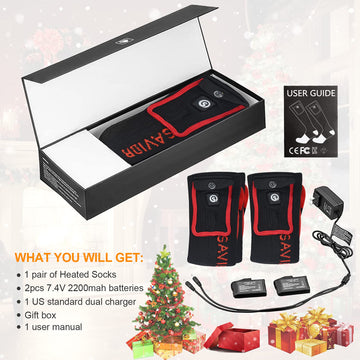 SAVIOR HEAT elegant gift box enhances winter gift appeal.