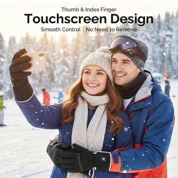 Savior Heat glove liners powered by 8-hour battery enable long outings without cold hands.