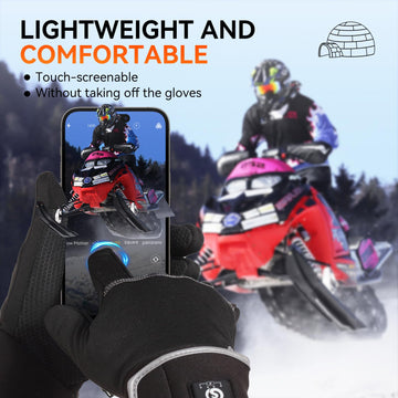 Savior Heat glove liners remaining power display aid charging planning