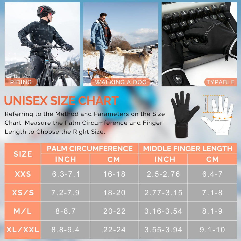 SAVIOR HEAT glove liners touchscreen-friendly thumb area