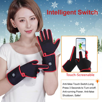 SAVIOR HEAT glove liners touchscreen fingertips enable easy device use.