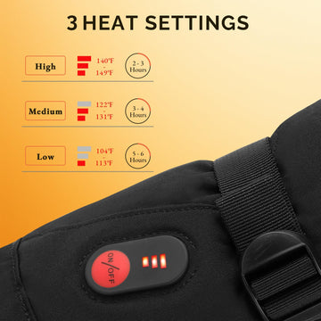 SAVIOR HEAT gloves far-infrared-heating delivers steady warmth on cold days.