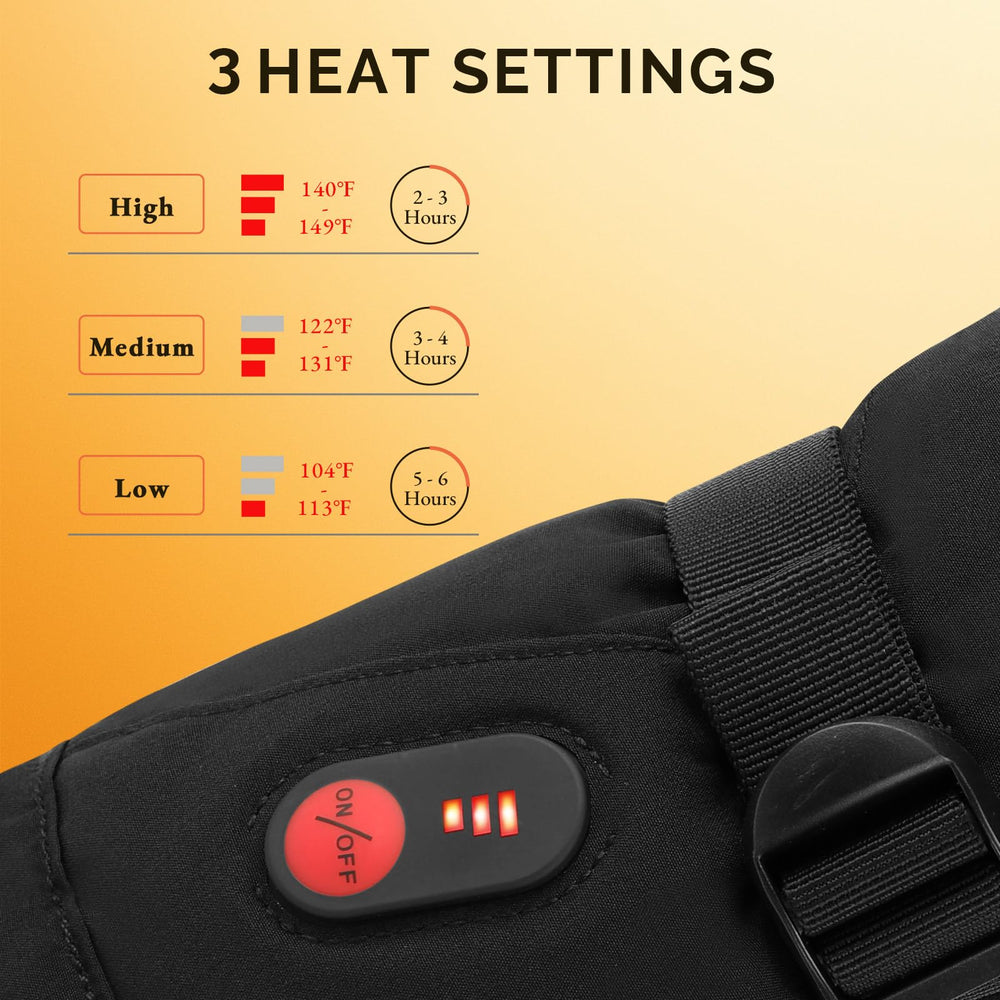 SAVIOR HEAT gloves far-infrared-heating delivers steady warmth on cold days.