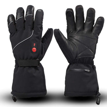 SAVIOR HEAT gloves front view showing warm winter design for cold commutes