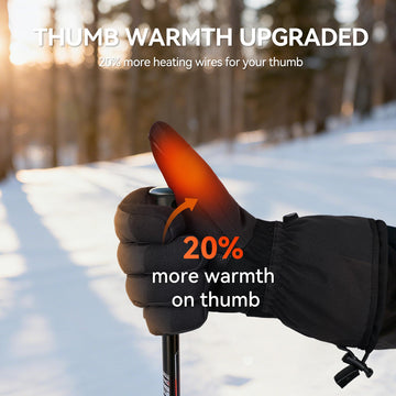 SAVIOR HEAT heated gloves palm silicone grip highlights secure grip during hands-on tasks