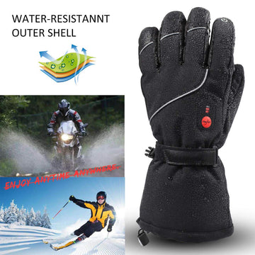 SAVIOR HEAT gloves touch screen feature allows easy control with gloves on