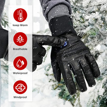 Savior Heat heated gloves touchscreen-enabled design for device use without removal
